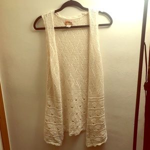 Mudd Long Tank Cardigan